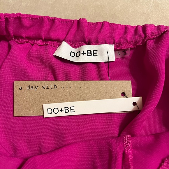 Magenta Halter Top By DO+BE - Picture 3 of 3